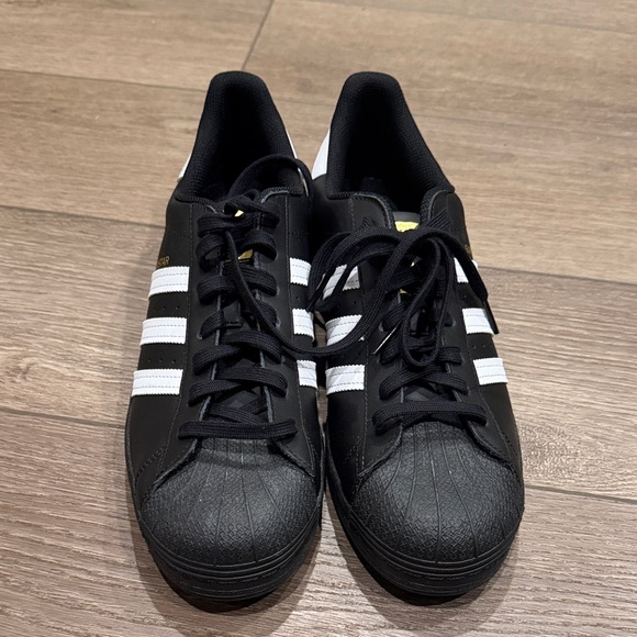 Adidas Superstar Foundation Men’s 11 Black/White – Like New - Picture 2 of 6